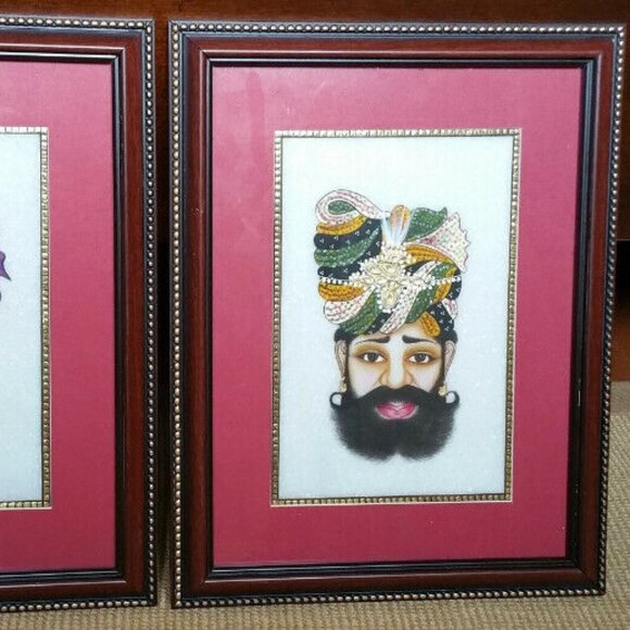 Rajasthan RAJA prints - PAIR of TWO DIFFERENT PRINTS - Picture 4 of 4